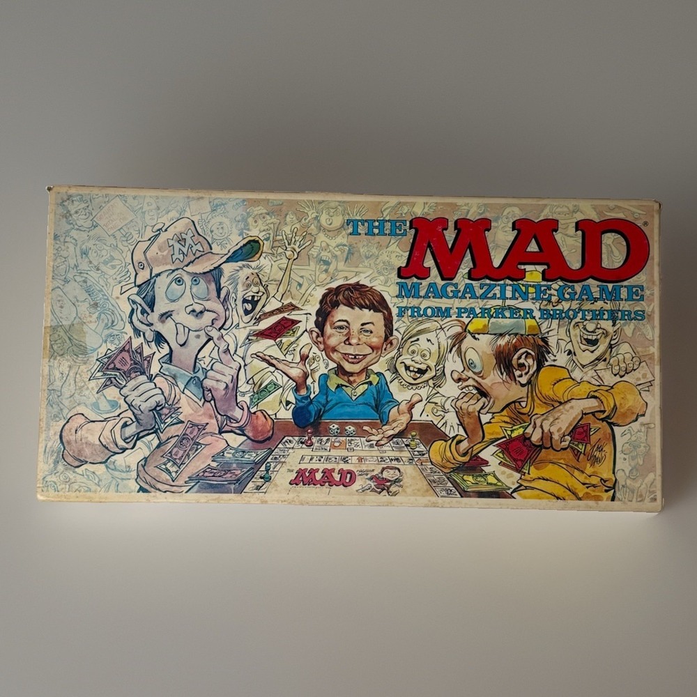 Vintage 1979 The Mad Magazine Board Game Parker Brothers Alfred E. Neuman GUC